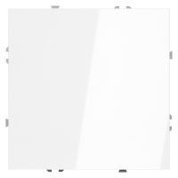 Заглушка VOLTUM S70 с суппортом, (белый глянцевый)