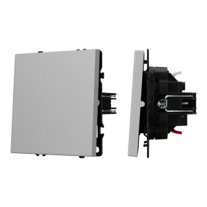 ARL NOBE Выключатель проходной 1 кл софт-тач никель SWT-MKP1-SFPL-IS (250V, 10A) (Arlight, -)