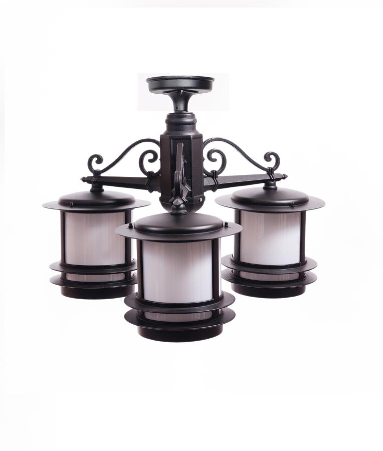 Люстра потолочная уличная 68370A/3 Bl opal