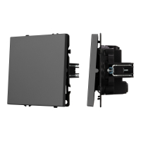 Механизм выключателя одноклавишный перекрёстный SWT-NOBE-MKX1-SFPL-GR (230V, 10A) (Arlight, Серый базальт)