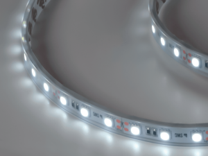Лента светодиодная 14,4 Вт/м SMD5050, IP66, Ультрахолодный белый, 12В, в чехле, 3М