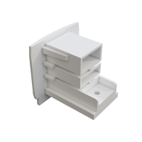 Заглушка торцевая Trinity, белый, 1 шт., для накладной трековой системы Technical TRA005EC-31W