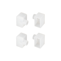 Заглушка WPH-FLEX-1018-SIDE WHITE с отверстием (Arlight, Пластик)