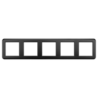 Рамка пластиковая FRM-VERSA-PL-5-BK (Arlight, -)