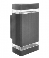 Светильник  WC2118 наcтенный 220V GU-10 IP65 Цвет: темно серый