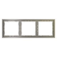 Рамка пластиковая VOLTUM S70 на 3 поста, (шелк)