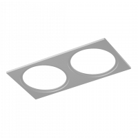 Рамка для светильника MJ, двойная, белый