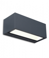 Светильник  WC2127 наcтенный P54 220V LED COB 21W теплого белого цвета. Цвет: серый