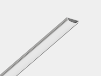 Комплект ARC-1806FLEX, гибкий алюминиевый анодированный профиль с экраном для лент шириной до 12 мм