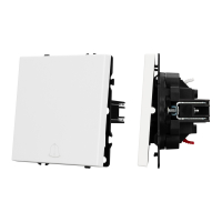 Механизм звонкового выключателя SWT-NOBE-MKR1-SFPL-L-WH (230V, 10A) (Arlight, Белый кварц)