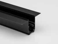 SY-LINK-20T2-2.5-BL, шинопровод встраиваемый глубокий под шпаклевку, 48В, черный, 2.5м