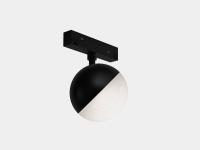 SY-LINK-SFBL-10-NW, накладной светильник-шар металл+стекло, черный, 10Вт, 48В, 4000К