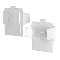 Комплект заглушек к встраиваемому шинопроводу Radity 2 шт. для встраиваемой трековой системы Technical TRA084EC-12W