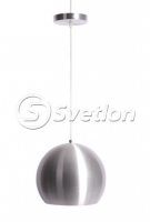 Светильник подвесной HB2001 1*E27  d=280mm h=280mm. Цвет: brushed aluminum