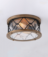 Светильник "Савона"  G4128. Цвет: Bl+Red wood