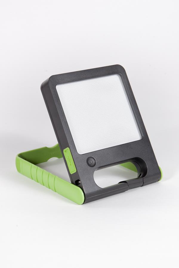 Кемпинговый фонарь светодиодный на солнечных батареях P9077 Gr