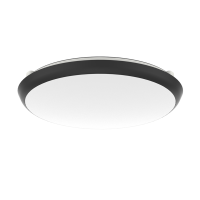 Накладной светодиодный светильник, WC3230 3CCT 30W IP65 черный D=35см