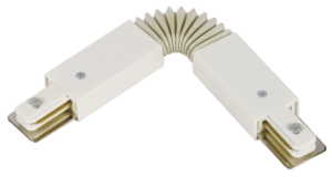 Коннектор для 2-lines трека -W-образный , 2TRA «W», белый