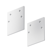 Заглушка торцевая Gravity, белый, 2 шт., для накладной трековой системы Technical TRA010EC-41W