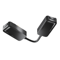 Коннектор питания угловой Radity встраиваемый черный для встраиваемой трековой системы Technical TRA084CPC-B-12