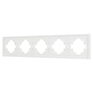 Рамка пластиковая FRM-TENDO-SFPL-5-WH (Arlight, Матовый белый)
