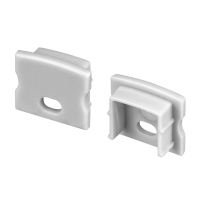 Заглушка LINE-1715 SILVER с отверстием (Arlight, Пластик)