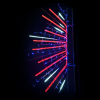 Светодиодная Консоль "Сияние" 180 x 90 см, Триколор, 220В