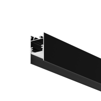Алюминиевый профиль накладной-подвесной 25x42 (Черный, 2 м), ALM-2542-B-2M 633010