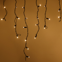 Гирлянда ARD-ICICLE-CLASSIC-5000x500-BLACK-160LED-FLASH Warm (230V, 10W, IP65) (Ardecoled, IP65)