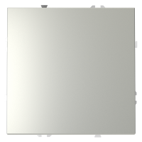 Проходной переключатель встраиваемый VOLTUM S70 одноклавишный 10А, (сталь)