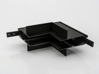 SY-LINK-INT-T1-BL, коннектор угловой внутр.для встраиваемого глубокого шинопровода под гипс,черный