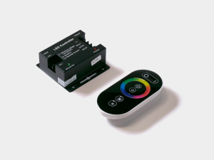 Контроллер радио touch DELUCE 24А, 12/24 Вольт, RF-RGB-S-24A