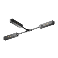 Коннектор питания Т-образный Gravity черный для трековой системы Technical TRA004CWT-22B