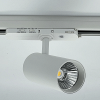 Трековый светильник на трехфазный шинопровод с интегрир. драйвером, TR1432 LED 30W-25W-20W 3CCT, белый