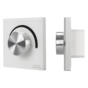 INTELLIGENT ARLIGHT Роторная панель SMART-TRIAC-601-31-DIM-IN White (230V, 1.5A, 2.4G) (IARL, IP20 Пластик, 5 лет)