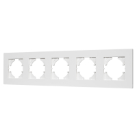 Рамка пластиковая FRM-PERIO-PL-5-WH (Arlight, -)
