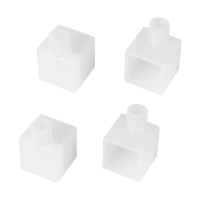 Заглушка WPH-FLEX-1616-90 WHITE с отверстием  (Arlight, Пластик)