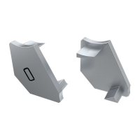 Заглушка для ALM-V60 серая левая (Arlight, Пластик)