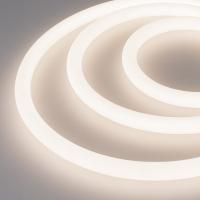 Лента герметичная MOONLIGHT-TOP-A336-D18mm 24V Day4000 360deg (14.4 W/m, IP65, 2835, 5m, wire x1) (Arlight, Вывод прямой, 3 года)