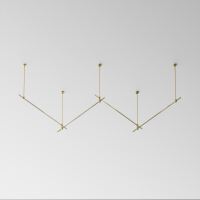 Основание Long H804мм для трековых светильников Flarity TFC-Flar-L02-BS, латунь