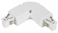 4-линейный  белый переходник  "L"-образный