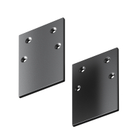 Заглушка торцевая 2шт Gravity накладной черный для накладной трековой системы Technical TRA010EC-41B