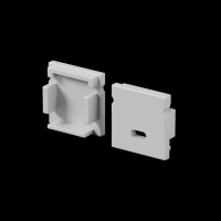 Комплект заглушек (для профиля 20×20) 2 шт., ALM-2020-EC 642072