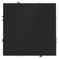 Перекрестный переключатель встраиваемый VOLTUM S70 одноклавишный 10А, (графит)