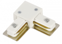 2-линейный  белый алюм. переходник  "L"-образный