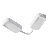 Коннектор питания угловой Radity встраиваемый белый для встраиваемой трековой системы Technical TRA084CPC-W-12