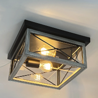 Светильник потолочный серии «Брюгге», G3878 бело-черный