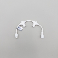 Разветвитель 2-х Лучевой для Бахромы, Занавесов и Нитей 220В без Возможности Управления, Провод Белый Каучук, IP65