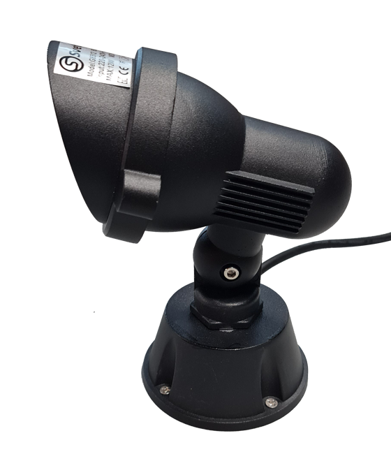 Светильник садовый  IP65  G8512  LED зеленого цвета 12W   Цвет: черный