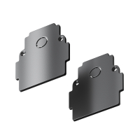 Заглушка торцевая 2 шт. Gravity встраиваемый черный для встраиваемой трековой системы Technical TRA010EC-42B